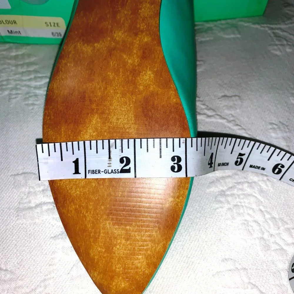 Pointy Toe Retro Pinup Ballet Flats Collectif Lulu Hun London Lidia MINT 8 NWT - Picture 11 of 14